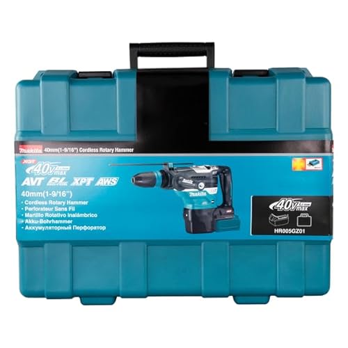 Makita HR005GZ01 40V Max Li-ion XGT Brushless Rotary Demolition Hammer Supplied in a Makpac Case – Batteries and Chargers Not Included 16 Makita HR005GZ01 40V Max Li-ion XGT Brushless Rotary Demolition Hammer Supplied in a Makpac Case – Batteries and Chargers Not Included - Image 16