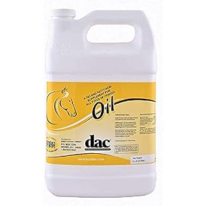 DAC Oil Gallon Jug Horse Weight Gain Calorie Fat Fatty Acid Coat Skin Health Supplement