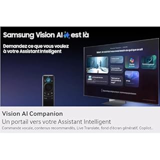 Samsung TQ65S92FATXXC TV OLED 65″ – 4K UHD, OLED HDR+, Processeur NQ4 AI Gen 3, 4× HDMI 2.1 (4K 144 Hz), Smart TV Tizen (2025)