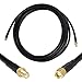 GEMEK 15ft SMA Male to SMA Female Pure Copper Cable, Low Loss S-MR240 Extension Coaxial - Antenna Lead Extender for 3G 4G 5G 6G LTE ADS-B Ham GPS WiFi RF Radio Use (50 Ohm Not for TV)