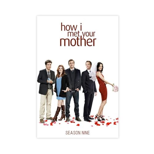 ZAQMKOL Poster de la série TV How I Met Your Mother (3) - Décoration de chambre à coucher, bureau, chambre - Cadeau - 20 x 30 cm