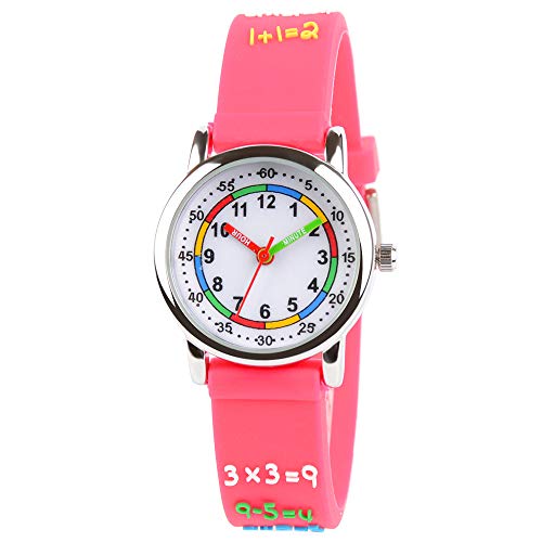 Venhoo Kids Watches 3D Cute Cartoon Waterproof Silicone Children Toddler Wrist Watch