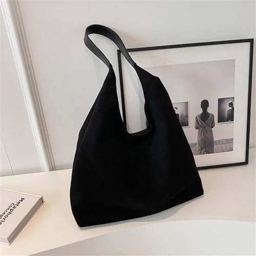 Image of Fall Suede Hobo Bags for Women, Large Capacity Slouchy Suede Handbag for Office & Shopping & travel, Holiday Gift