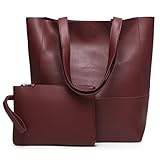 Die Tasche wird oben mit einem Druckknopf geschlossen. Innen gibt es eine Seitentasche mit Reißverschluß. Mode Design ideal für Arbeiten, Einkaufen, Schule, Reisen und viele lässig Gelegenheiten.