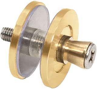 FHC RWS12SB Replacement Washer/Stud Set for Shower Handles/Towel Bars -Satin Brass