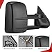 YITAMOTOR Towing Mirrors Compatible with Chevy GMC 1999-2006 Silverado Sierra (2007 Classic Only) , 2000-2006 Chevy Tahoe Suburban 1500 2500 GMC Yukon XL Truck