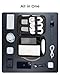 BAGSMART Electronics Organizer Travel Case, Cord Organizer Travel Cable Bag for Tech Accessories (Black)
