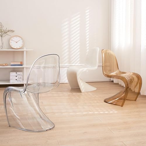 Tabouret en S acrylique pour optimiser l'espace de votre bar moderne