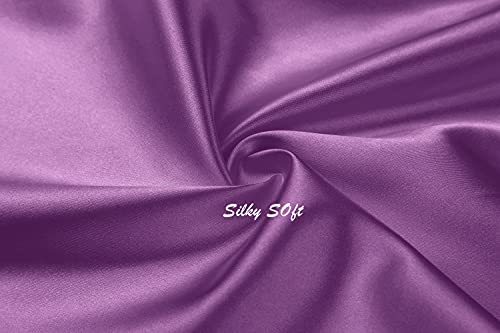 Image of Women's Pure Short Silky Robes Bridesmaid Bride Party Satin Robes Sleepwear