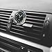 Reloj de coche Decoración del tablero de instrumentos de ventilación del coche...