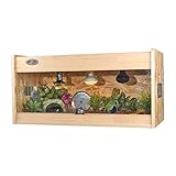 ▲ Technische Daten: 80 * 40 * 40CM.// Material: Eco-Board-Schrank, Glastürfüllung.
