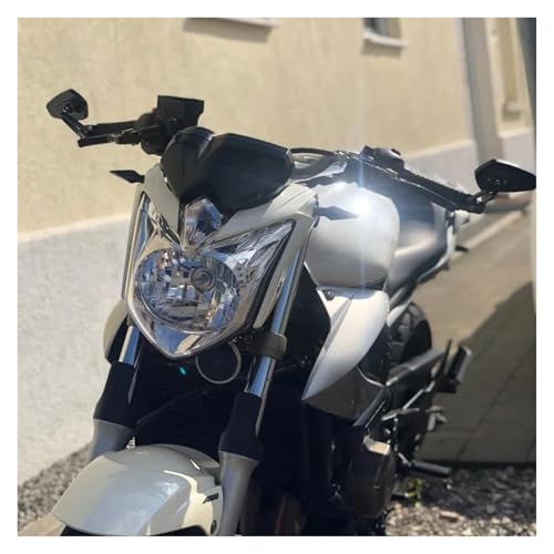 Espejos de manillar para moto con visión angular anti reflejos 3