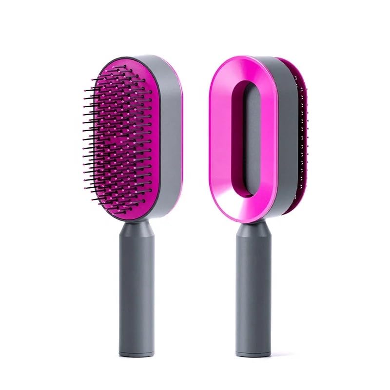 ✨早い者勝ち✨ ヘアブラシ くし 髪の毛 サラサラ プレス式