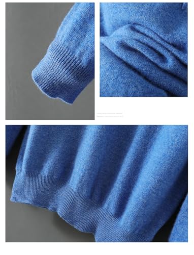 Men Cashmere Knitwear Wool Pullover Sweater Thick Long Sleeve Basic Business Tops4