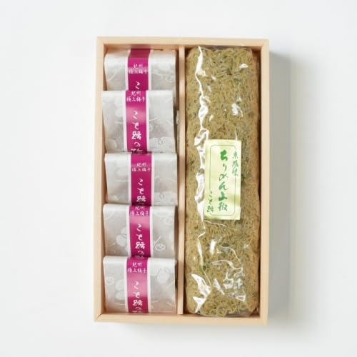 【こと路】ちりめん山椒・紀州特選大粒梅詰合せ（ちりめん山椒70g、紀州特選大粒梅5個）