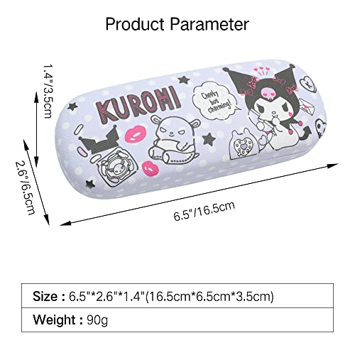 Image of PERFECTSIGHT Hard Shell Eyeglasses Case, Kawaii Protective Glasses Case for Kids, Cute Eyeglass Case for Women Men Girls