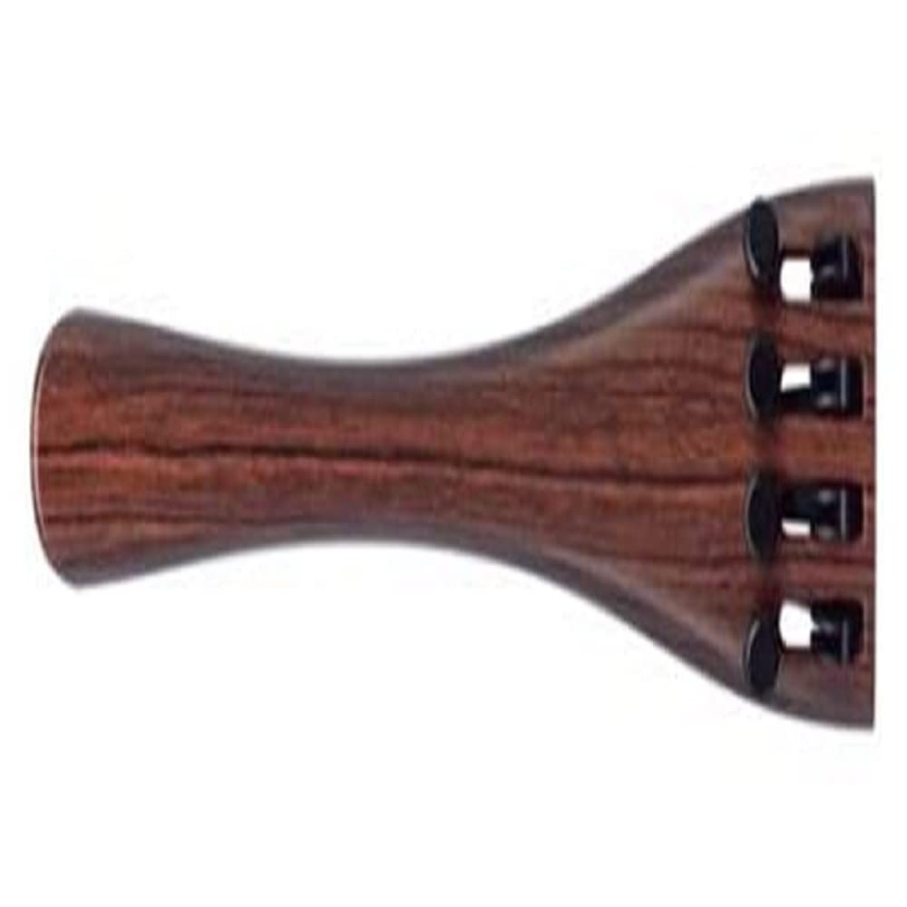 WittnerCello Tailpiece Standard 1/4-1/8 Hi-Tech Plastic with 4 Fine Tuners Ultra Light Rosewood
