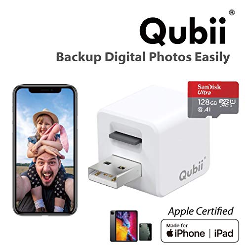 Qubii - Photo Storage Device for iPhone & iPad, Auto Backup Photos