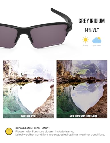 Image of BLAZERBUCK Anti Salt Replacement Lenses & Sock Kit for Oakley Flak 2.0 XL OO9188 Sunglasses