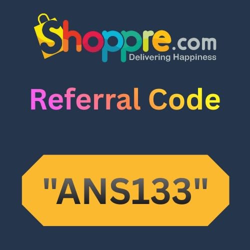 Shoppre Referral Code &ldquo;ANS133&rdquo; &ndash; Get ₹350 Cashback cover art