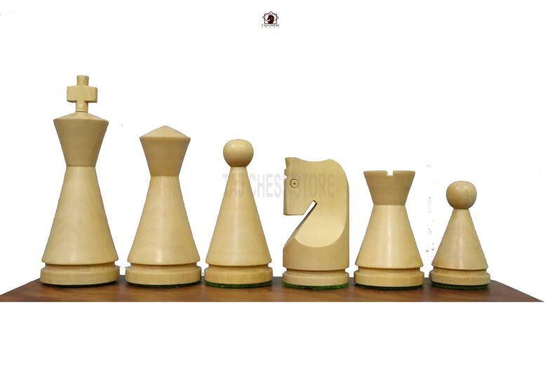 Pièces d'échecs russes stables faites main pour éviter les chutes - 4