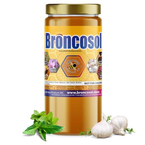 Broncosol Max miel infusionada con eucalipto y menta 12oz
