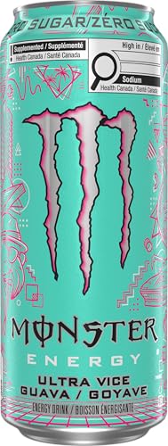 Monster - MONSTER ENERGY, Ultra Vice Guava, 473 mL, Cans (12 Pack) – Zero Sugar Energy Drink