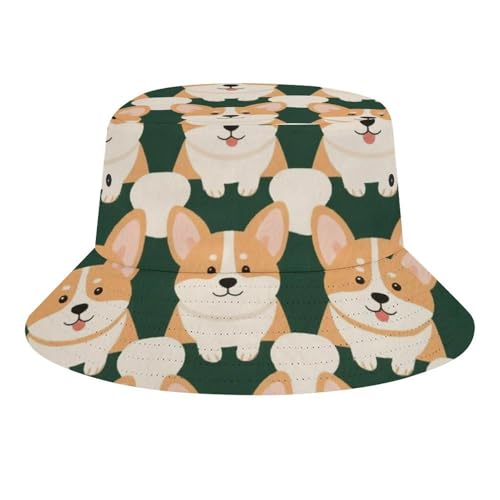 Fishermen Hat for Boys and Girls, Wide Brim Relaxed Fit Boonie Cap Sun Cap