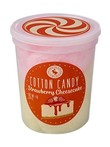 Strawberry Cheesecake Gourmet Flavored Cotton Candy – Unique Idea For Holidays, Birthdays, Gag Gifts, Party Favors #TOP5