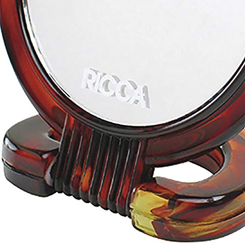 Espelho de Mesa, Ricca, Rosa/ Marrom