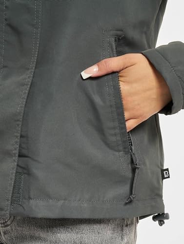 Brandit Women Frontzip Windbreaker, Farbe: anthrazit, Größe: M
