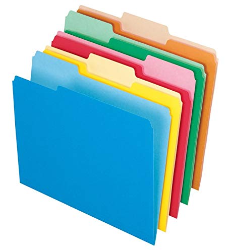Office Depot File Folders, Letter, 1/3 Cut, Assorted Colors, Box of 100, 97666 - Thumbnail 2