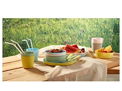 IKEA Kids Plates - Set of 6 Colorful Plates & Spoons -5