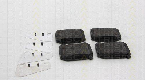 Plaquettes de frein Triscan 8110 10586 kit complet de freinage pour disque auto