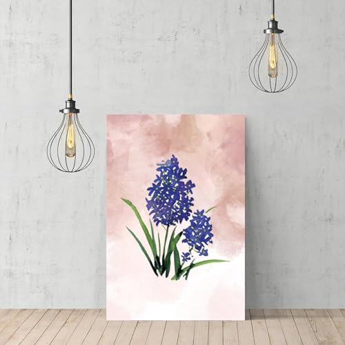 Tableau citation inspirante Bluebonnets déco salon chic