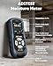AEGTEST AWT-380 Rechargeable Pinless Moisture Meter for Wood, Drywall & Masonry, Wood Moisture Meter with Color Display, Adjustable Alarm, Data Records, Non-Destructive Water Leak Detector for Home