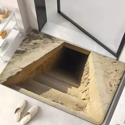 Image of TUICARE 3D Rugs Optical Illusion - Decorative Floor Rug for Living Room Bedroom Home Decor (Color B)