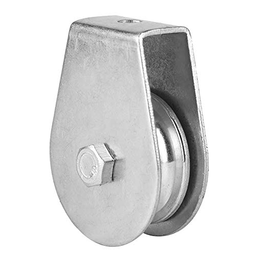 Yosoo Health Gear Poulie de Levage Pivotante, Capacité 300 kg, Rouleau pour Grue avec Roulement Fermé, sans Anneau