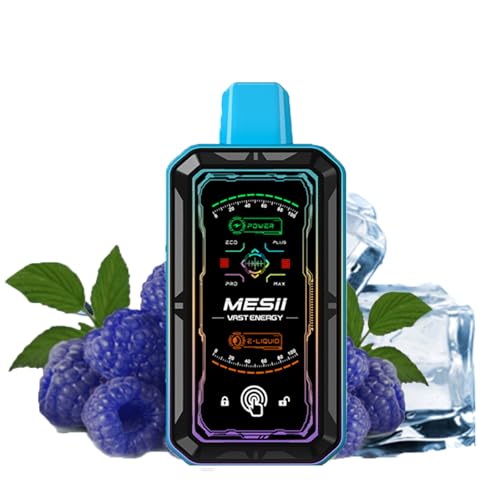 【30000回吸引可能】MESII使い捨て電子タバコvape ベイプ ECO PLUS PRO MAXモード 800mah バッテリー&リキッド残量表示 タッチスイッチ&ボタンスイッチ Type-C充電可能本体 フルスクリーンHDR搭載 爆煙スターターキッ