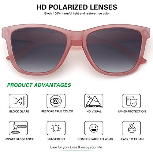 MEETSUN Polarized Sunglasses for Women Men Trendy Classic Retro Designer Style