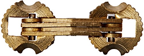 SOSS Door Hardware BH085 Brass Barrel Concealed Invisible Hinges, 11.6 mm Width, 8 mm Thickness (Pack of 24)