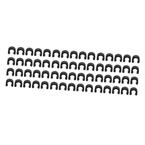 VANZACK 3sets C Style Bike Frame C Clips for Brake Cable Housing Durable Cable Guides Button for Road Folding Bikes and Oil Tubing Clips 60pcs*3