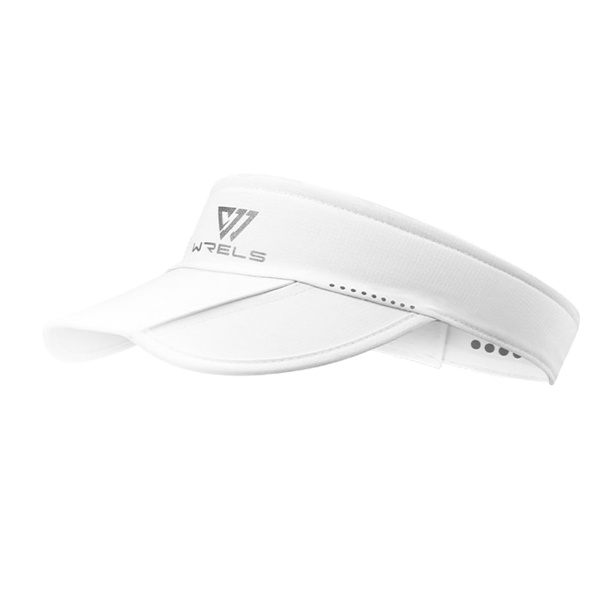 WRELS Visor Sun Hat for Kids Women Men Adjustable Packable Sports Cap with Sweatband 46-60cm