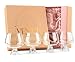 GLASSIQUE CADEAU Venice Goblet Cocktail Glasses for Gin Tonic, Aperol Spritz,Sangria | Modern Glassware Collection | Set of 4 | 17 oz Light Borosilicate Glass Balloons for Home Bar Drinks