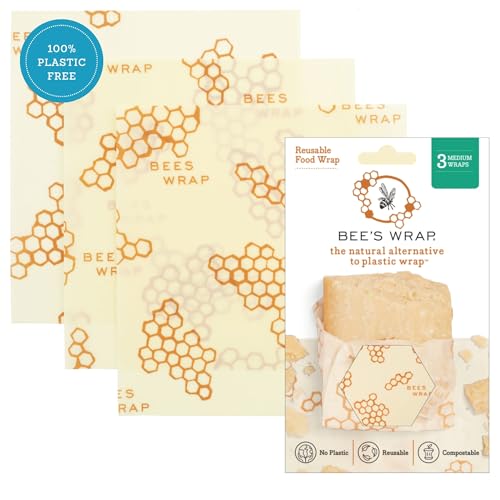 Bee's Wrap Beeswax Food Wraps - Honeycomb 3 Pack