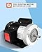 1HP Electric Motor Single Phase TEFC CW/CCW 60HZ, 3450RPM, IP55,115/230V, 5/8