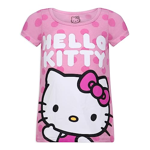 Image of Hello Kitty Sanrio Girls 3 Pack Short Sleeve T-Shirt for Little and Big Kids