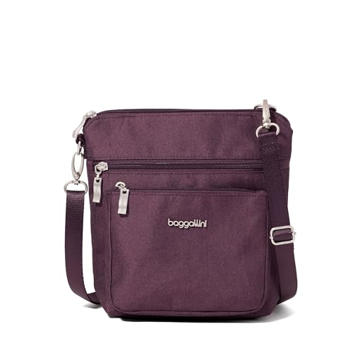 Image of Baggallini Modern Pocket Crossbody Bag for Women, 8.5 inchx8.5 inch Handbag Purse with RFID, Lightweight Water-Resistant