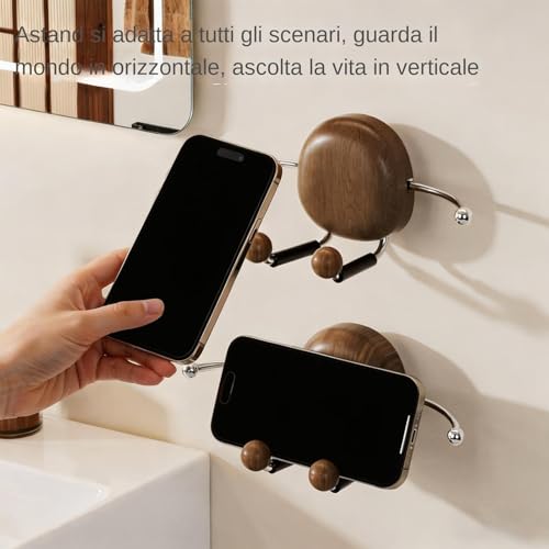 Support de téléphone pour baignoire à forte adhérence et base lestée