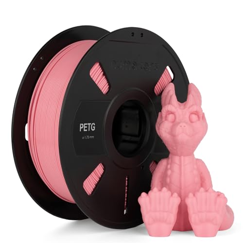Image of NUMAKERS PETG 3D Printer Filament, 1.75mm, Dimensional Accuracy + /- 0.05 mm, 1 kg Spool (2.2 lbs), Compatible with Most FDM Printers (Atomic Pink)